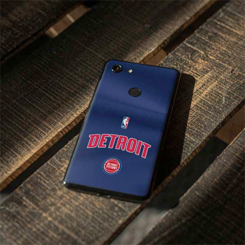 NBA Detroit Pistons Jersey Google Pixel 3 XL Skin